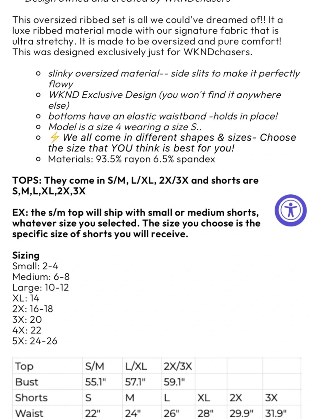 Chaser Oversized Ribbed Set - Black - Picture 5 of 9